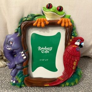 Rainforest Cafe Animal Picture Frame 🐸